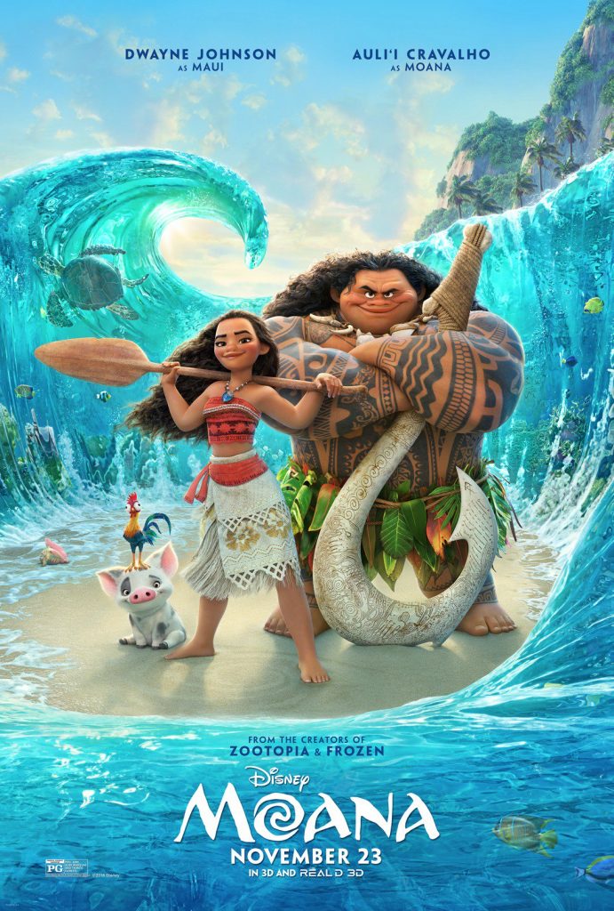 "Moana" film poster.