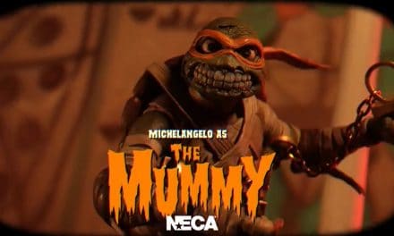 NECA: Michelangelo as The Mummy Universal Monsters X TMNT Crossover Figure Revealed [Toy Fair 2022]