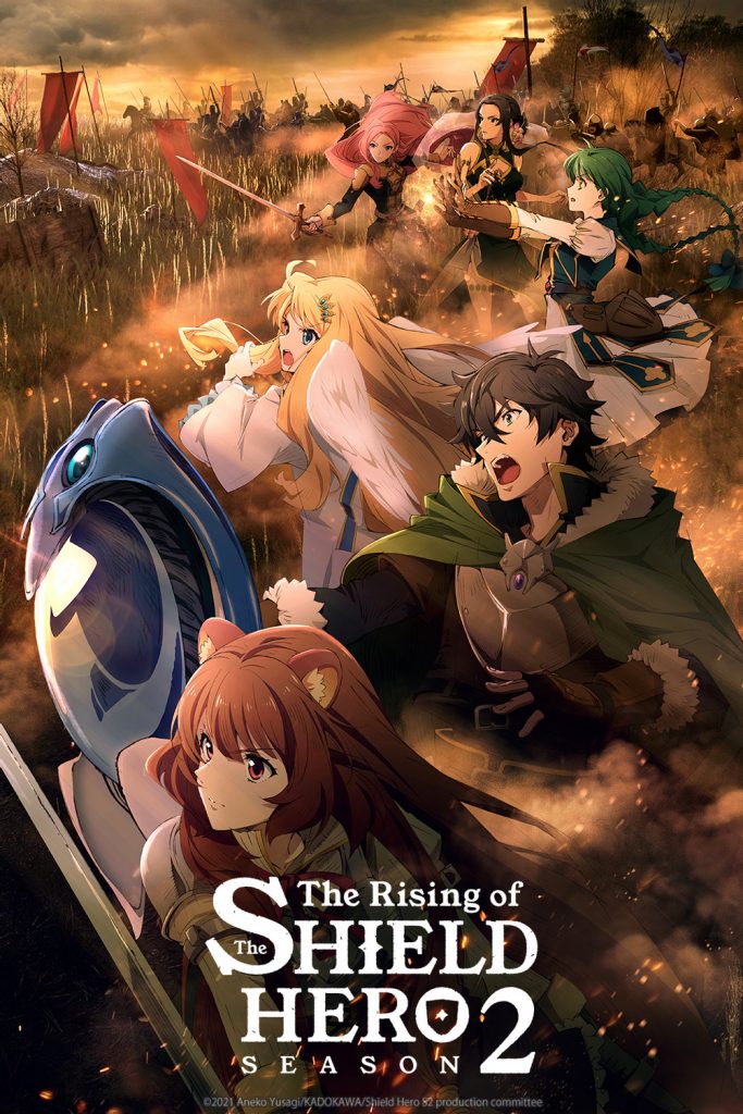 "The Rising of the Shield Hero Season 2" key visual.