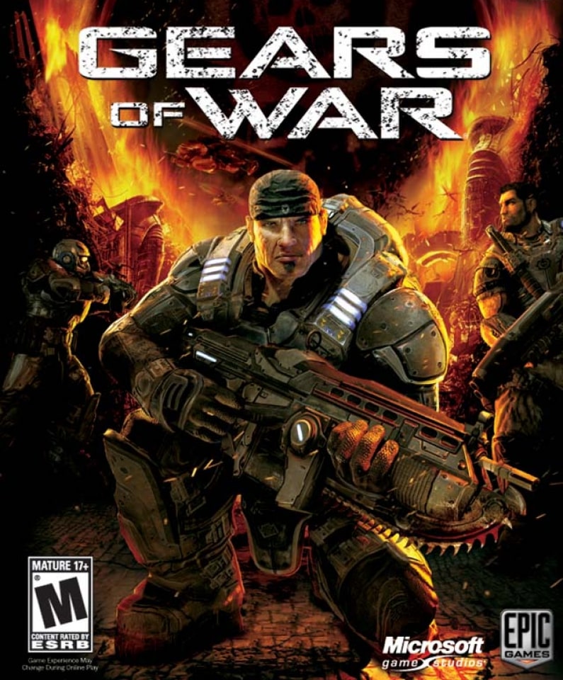 "Gears of War" box art.