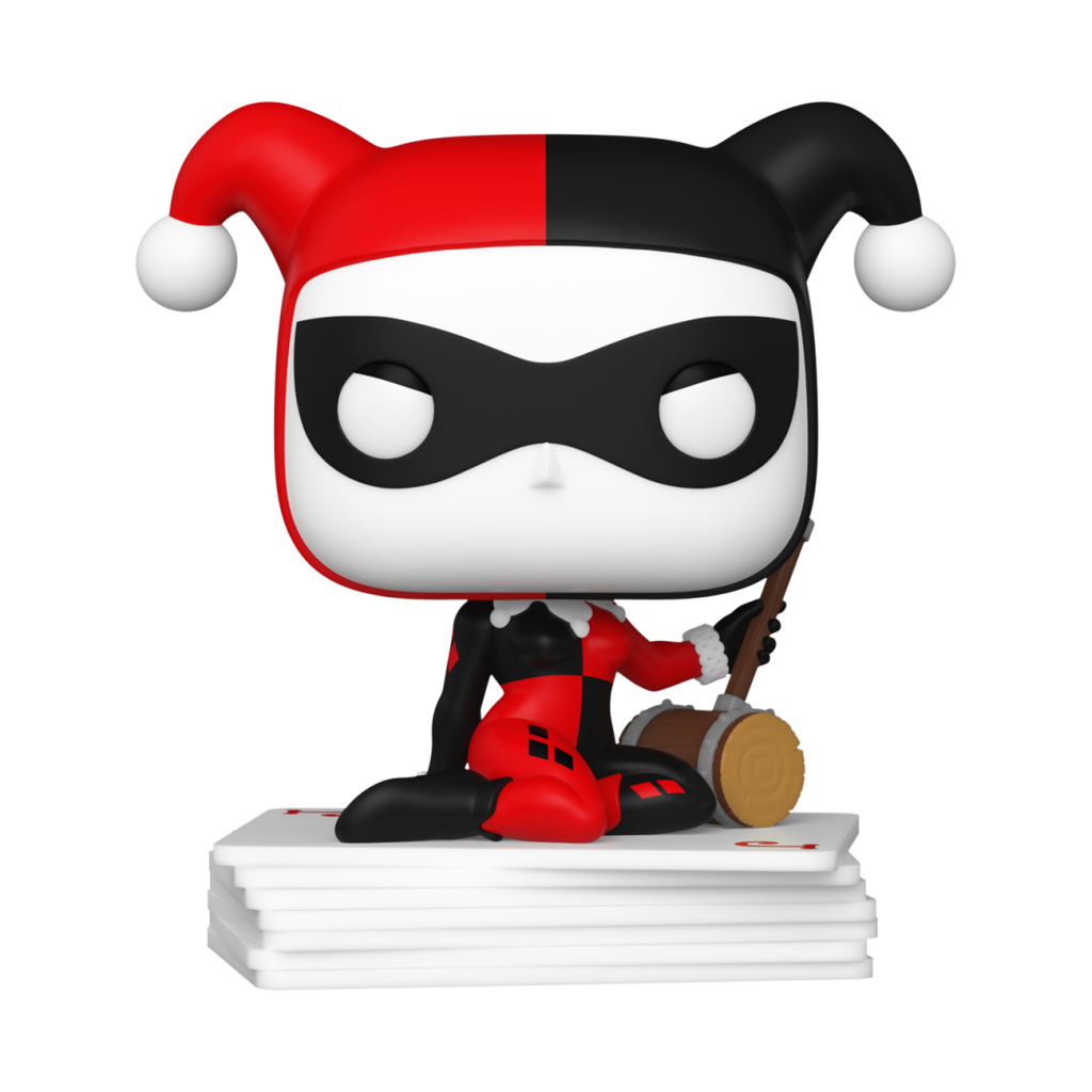 Funko POP! Heroes: Harley Quinn 30th Anniversary Harley Quinn with Cards Vinyl Figure GameStop Exclusive