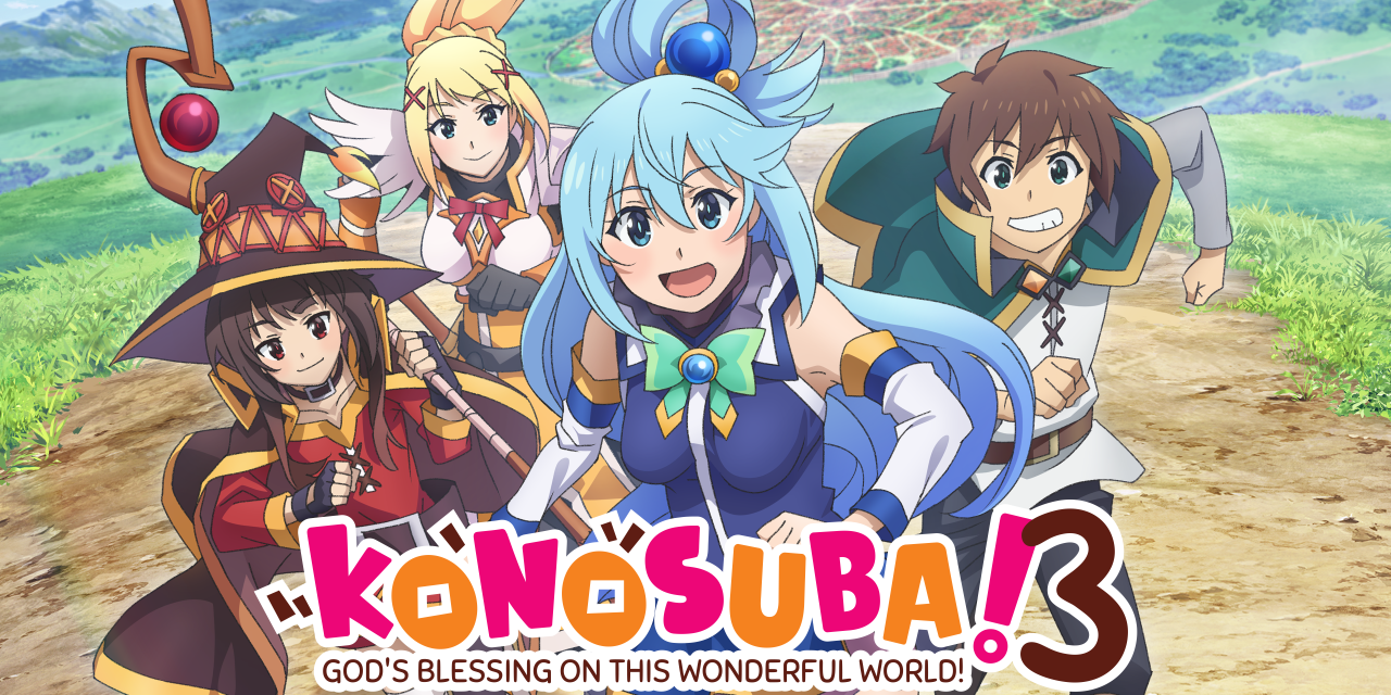 Crunchyroll Acquires ‘KONOSUBA -God’s Blessing on This Wonderful World! 3’ And More