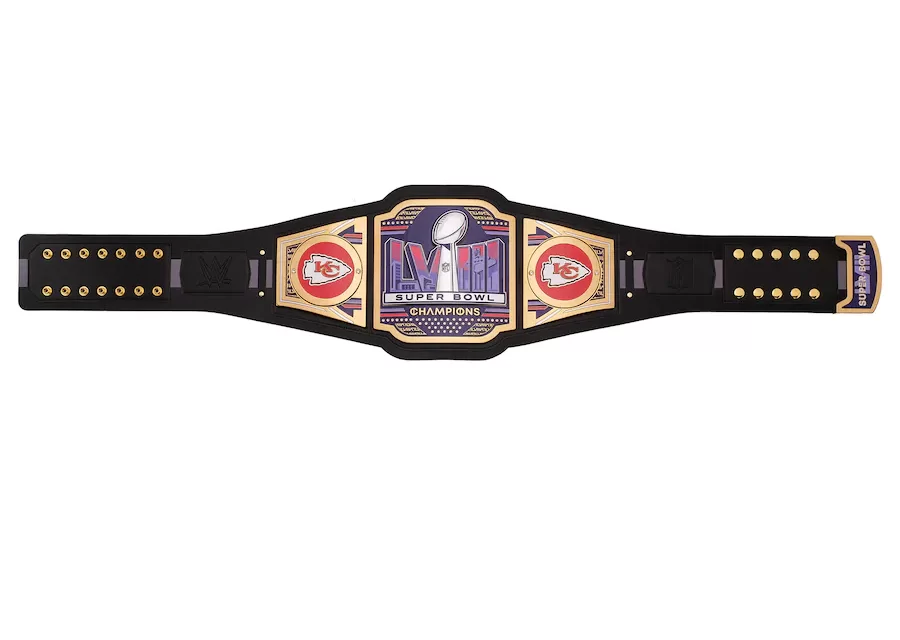 WWE Releases Officially Licensed Super Bowl LVIII Championship Belt