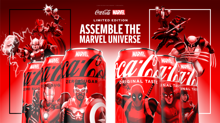 Coca-Cola Launches Marvel Collaboration: “The Heroes”