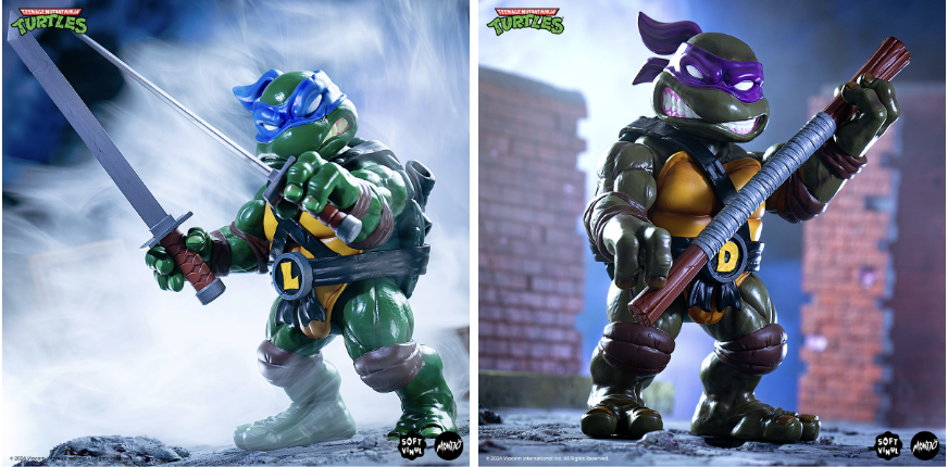 Mondo’s Retro-Inspired TMNT Vinyl Figures Look Just Like The Original Comic